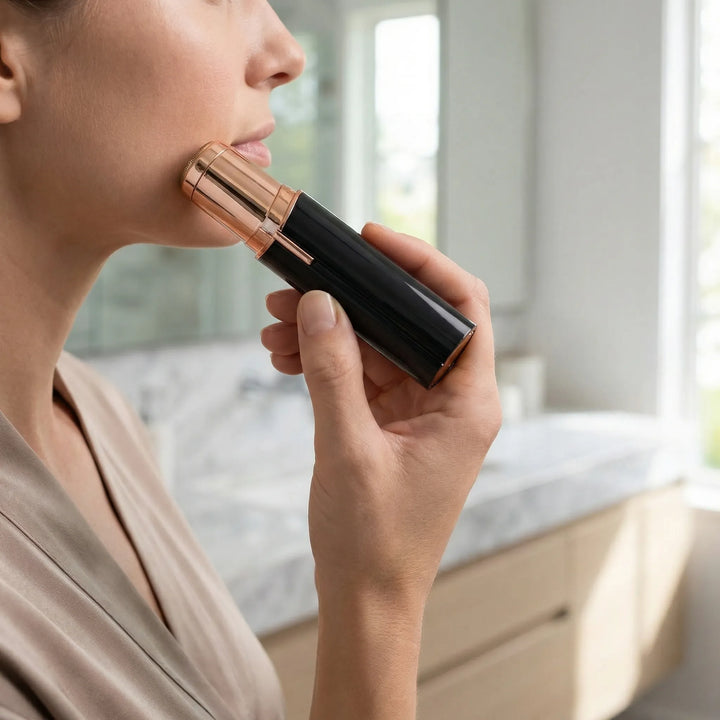 Veluxé - Recortadora facial compacta del tamaño de un pintalabios