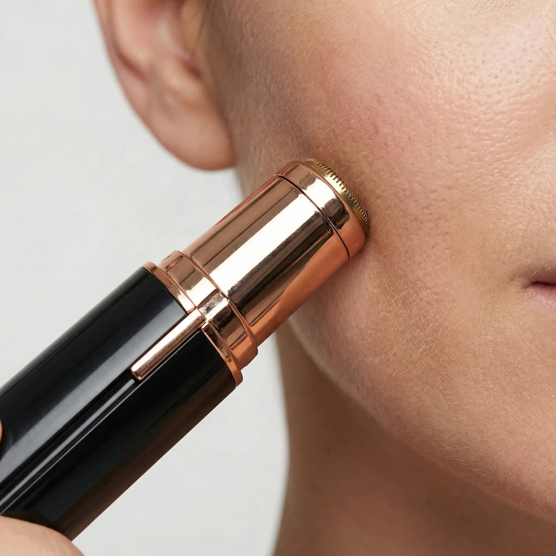 Veluxé - Recortadora facial compacta del tamaño de un pintalabios