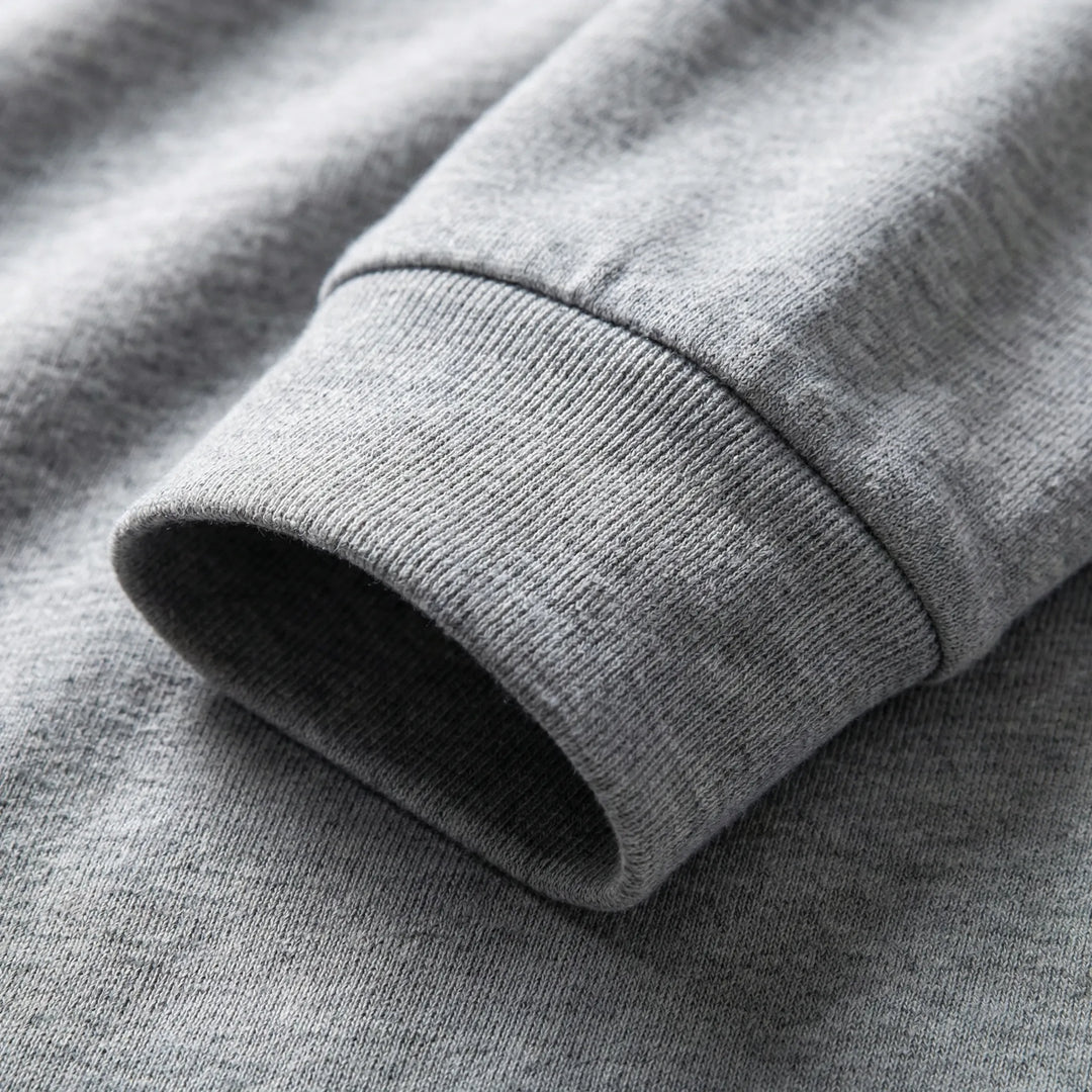 Vestalo - Camisa de manga larga con cuello redondo para hombre