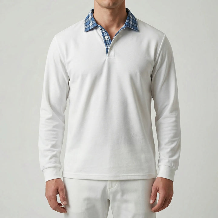Vestano - Jersey de cuello polo de manga larga