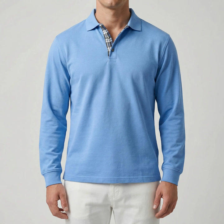 Vestano - Jersey de cuello polo de manga larga