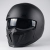 Casco de Motocicleta Retro Piloto Full Face