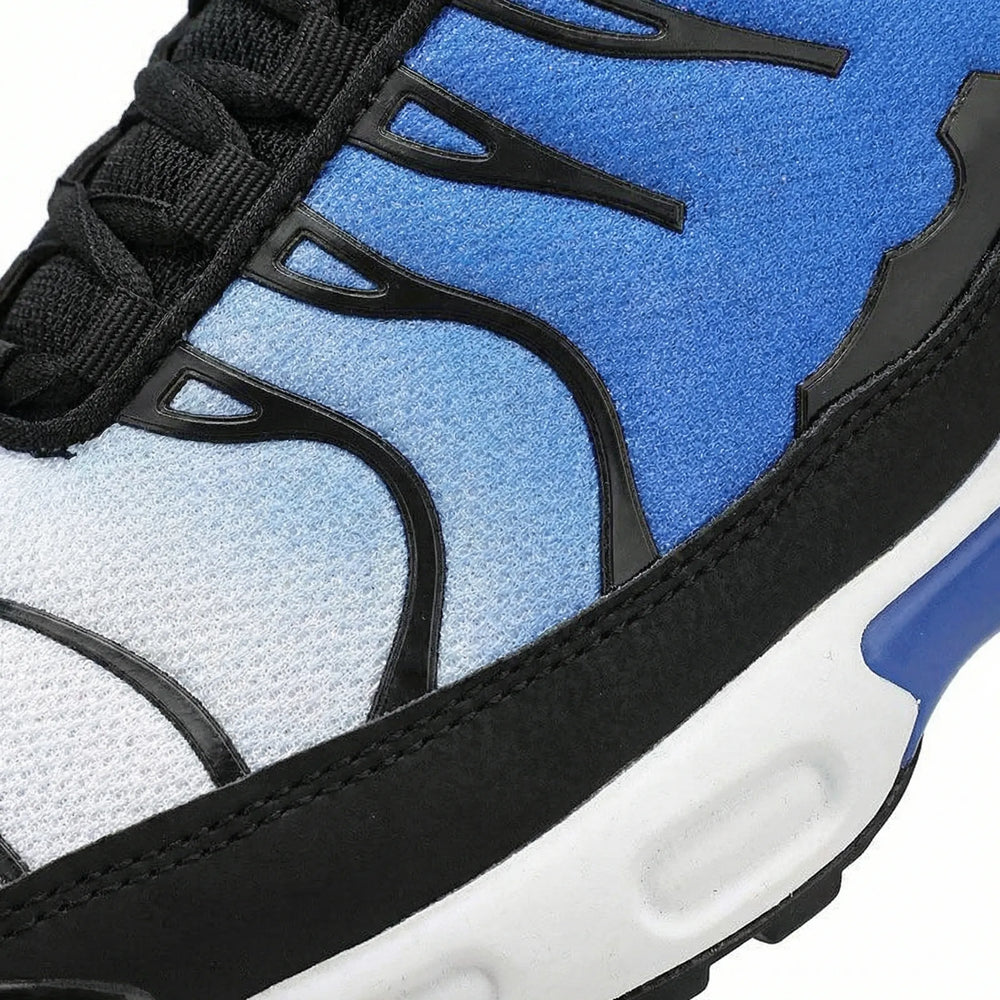 Vexorun - Zapatillas de running con cordones y amortiguación de aire