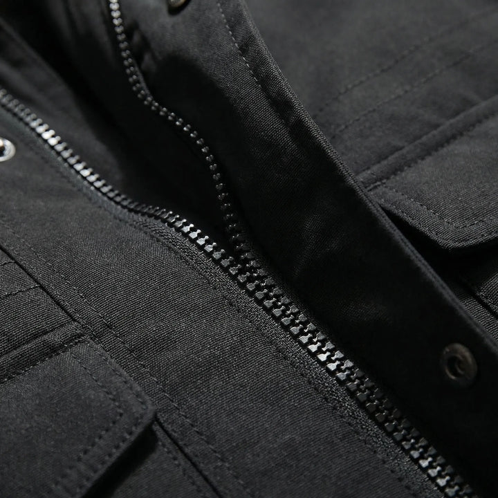 Vorrex - Chaqueta de invierno acolchada con capucha para hombre