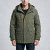 Chaqueta de Invierno Hombre con Capucha y Acolchada