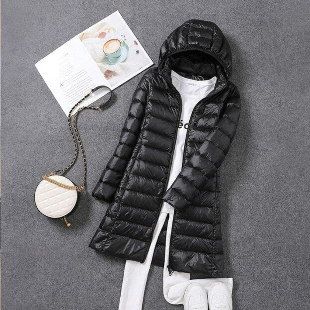 Chaqueta con Capucha Desmontable para Mujeres