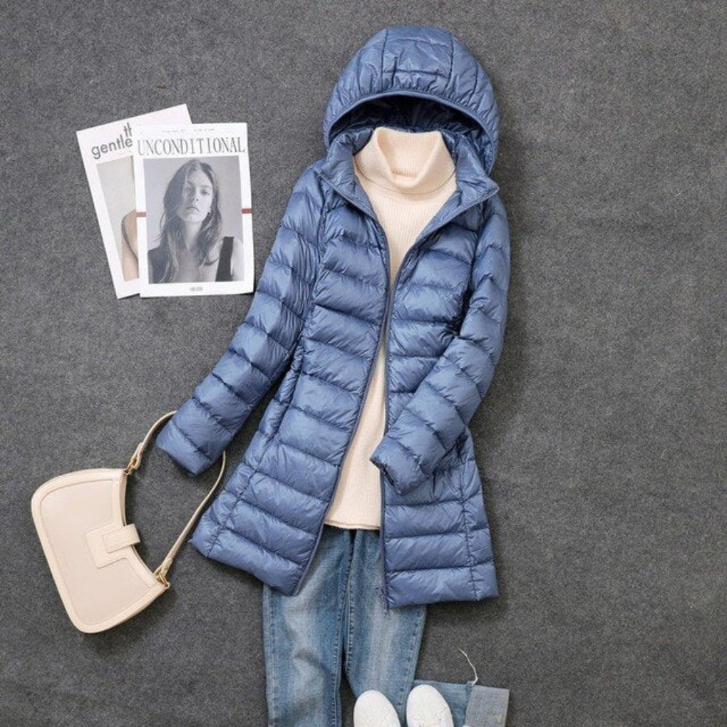Chaqueta con Capucha Desmontable para Mujeres