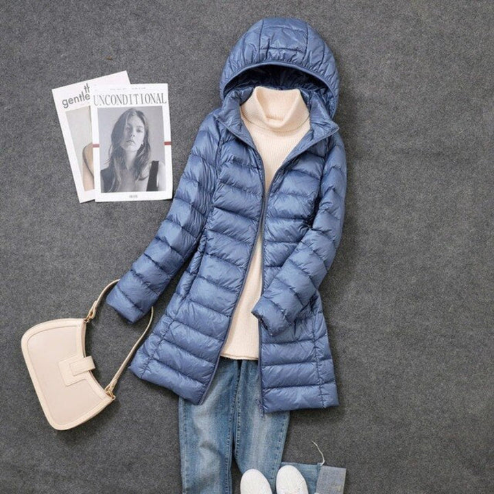 Chaqueta con Capucha Desmontable para Mujeres