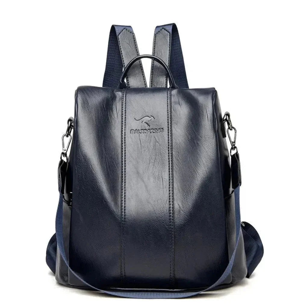 Mochila Anticlavo Chic para Mujeres – Diseño de Cuero Estiloso con Almacenamiento Concealado
