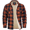 Chaqueta de Invierno a Cuadros para Hombres
