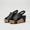 Sandalía Wedge Plataforma Peep-Toe para Mujeres