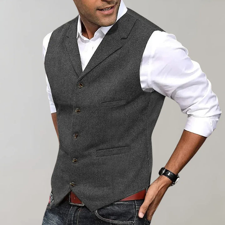 Chaleco Elegante para Hombre – Capa Refinada para Looks Formales