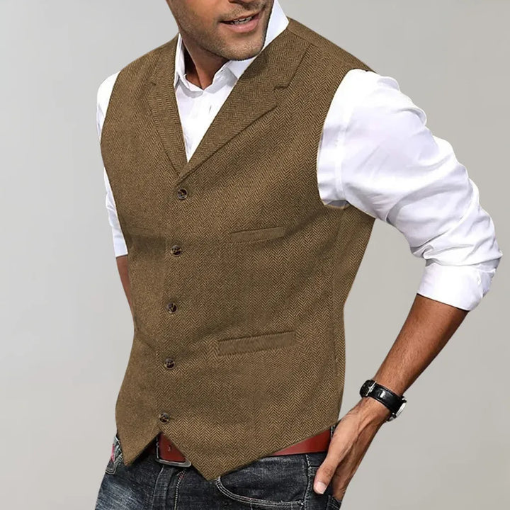 Chaleco Elegante para Hombre – Capa Refinada para Looks Formales