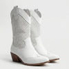 Westerlyn - Bota Cowboy Media de Cuero para Mujeres