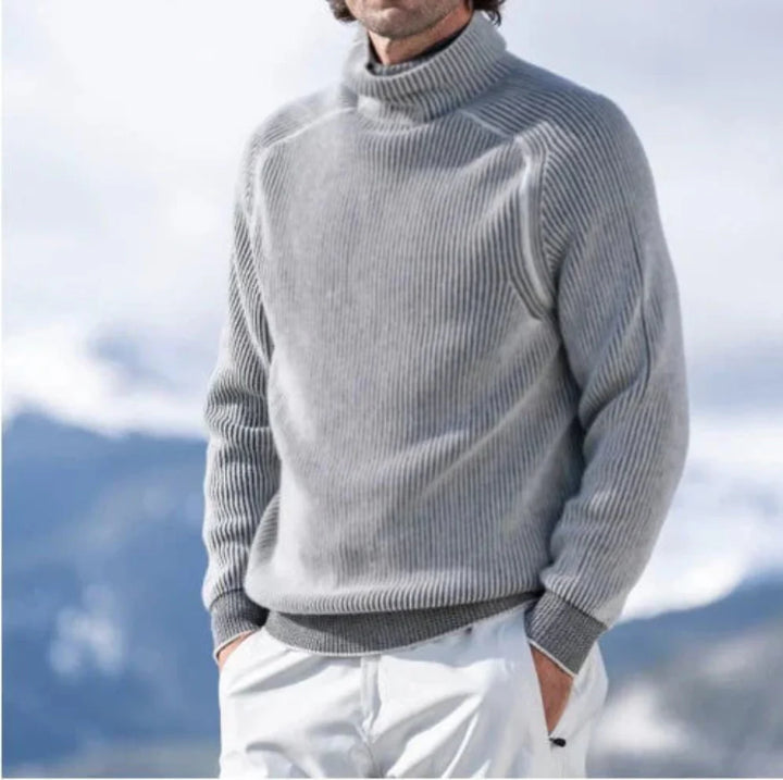 Suéter de Cuello Alto para Hombres – Elegante y Estiloso para Estaciones Frías