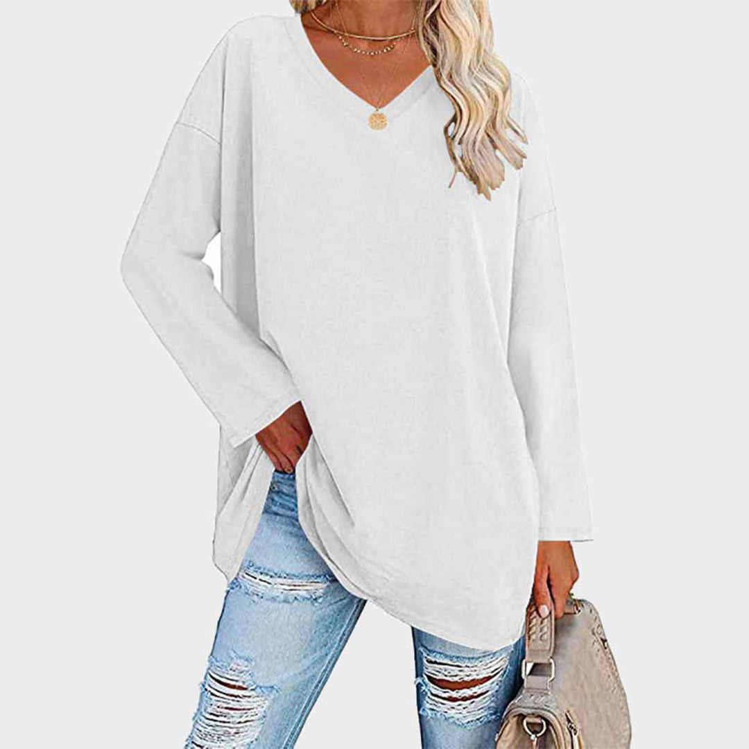 Blusa Elegante de Manga Larga para Mujeres