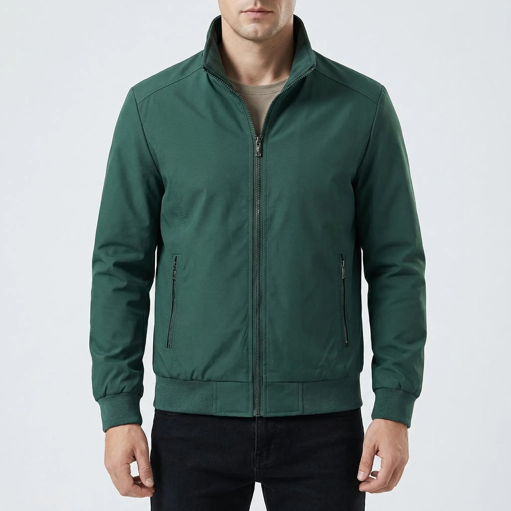 Windrak - Chaqueta de hombre con cremallera frontal resistente al viento