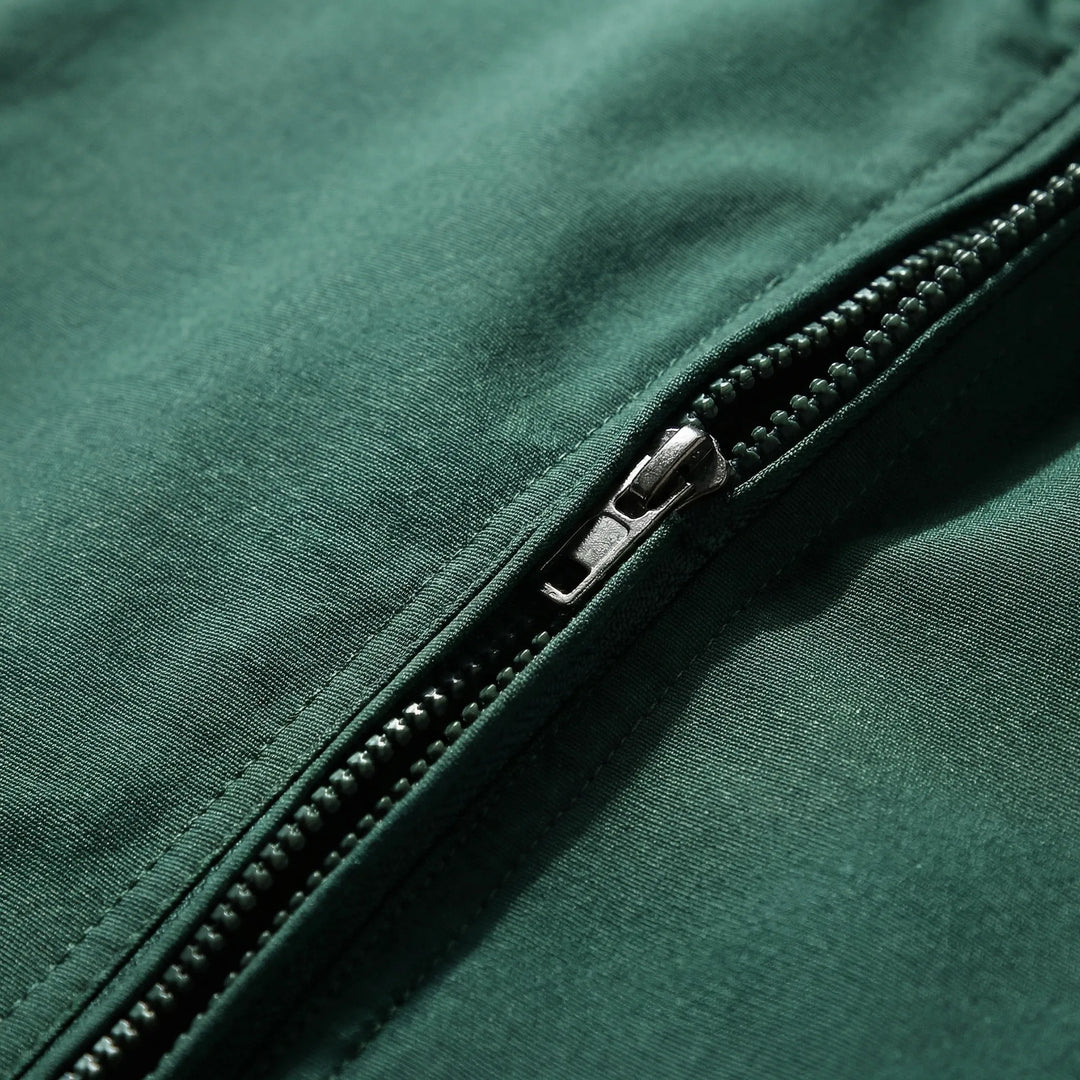 Windrak - Chaqueta de hombre con cremallera frontal resistente al viento