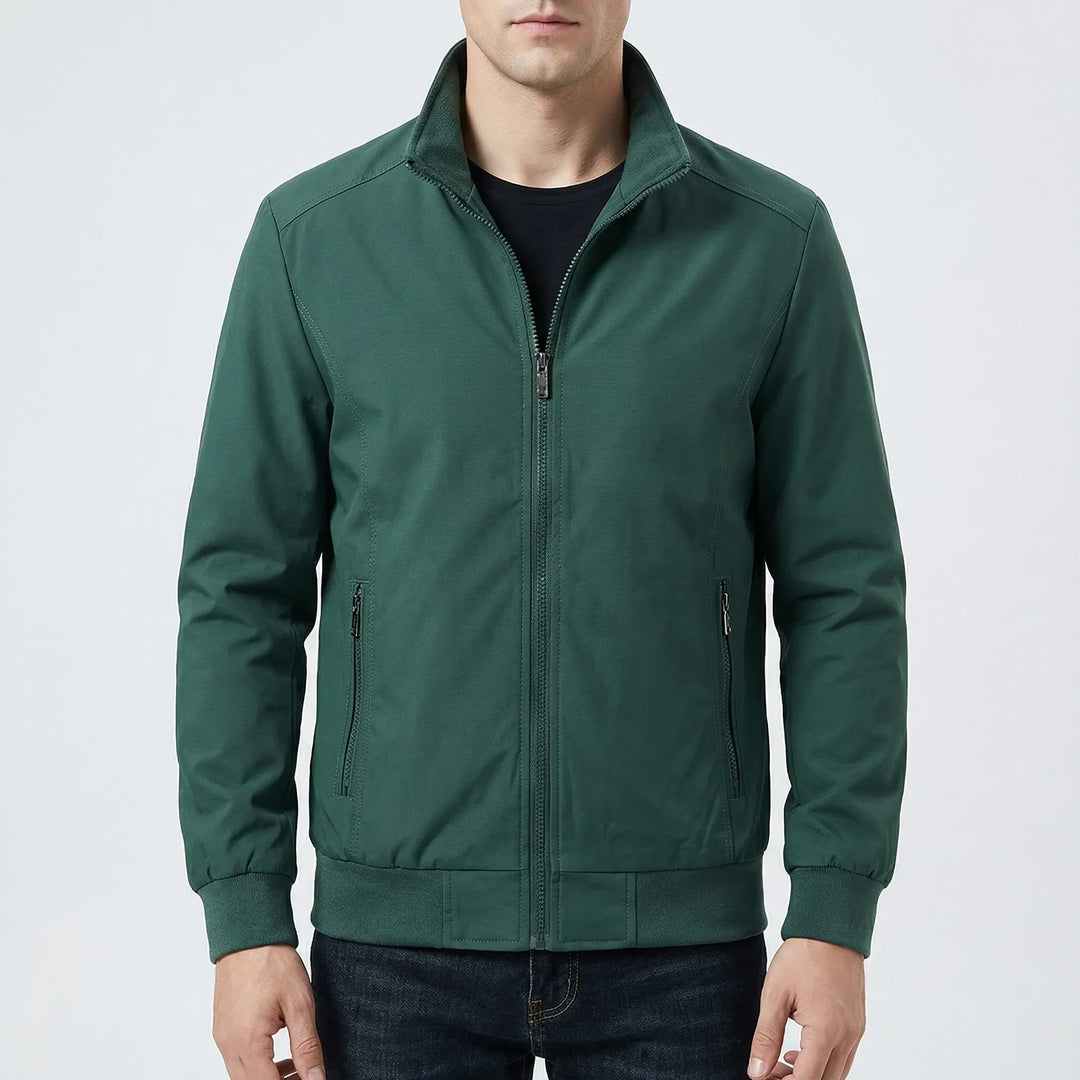 Windrak - Chaqueta de hombre con cremallera frontal resistente al viento