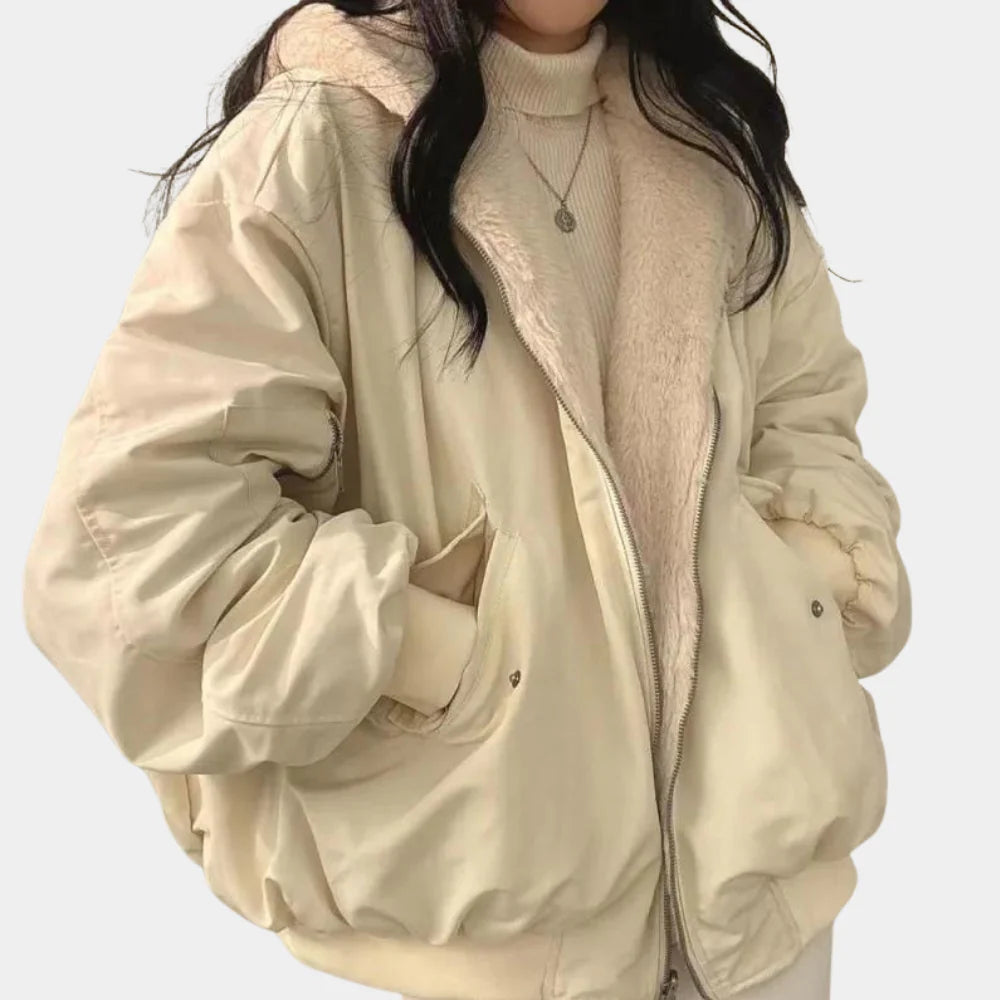 Chaqueta con Capucha de Invierno 2 en 1 para Mujeres