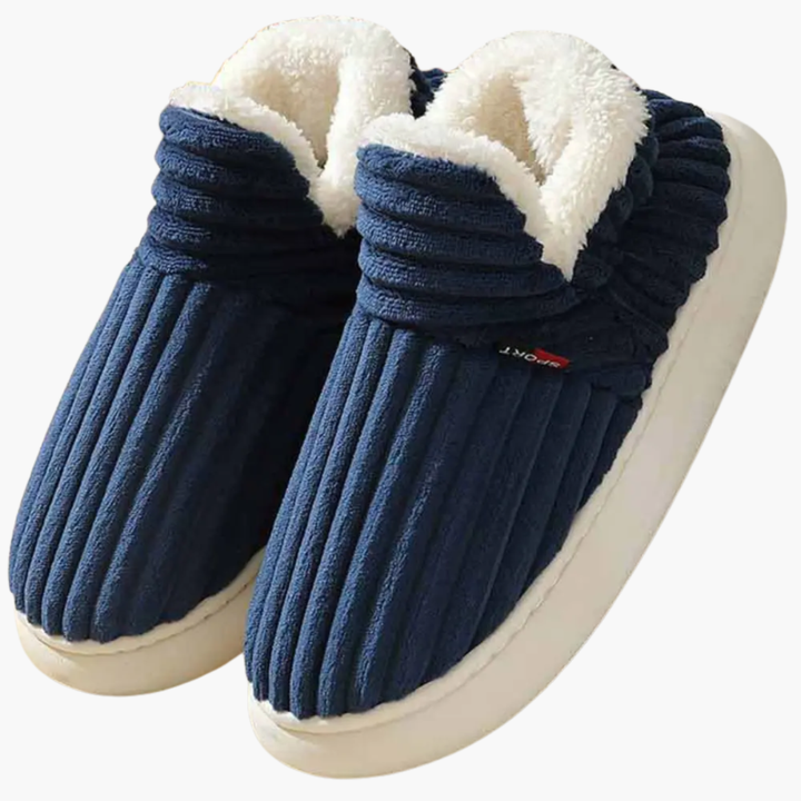 Pantuflas de Mujer de Peluche – Calzado de Interior Ribeteado