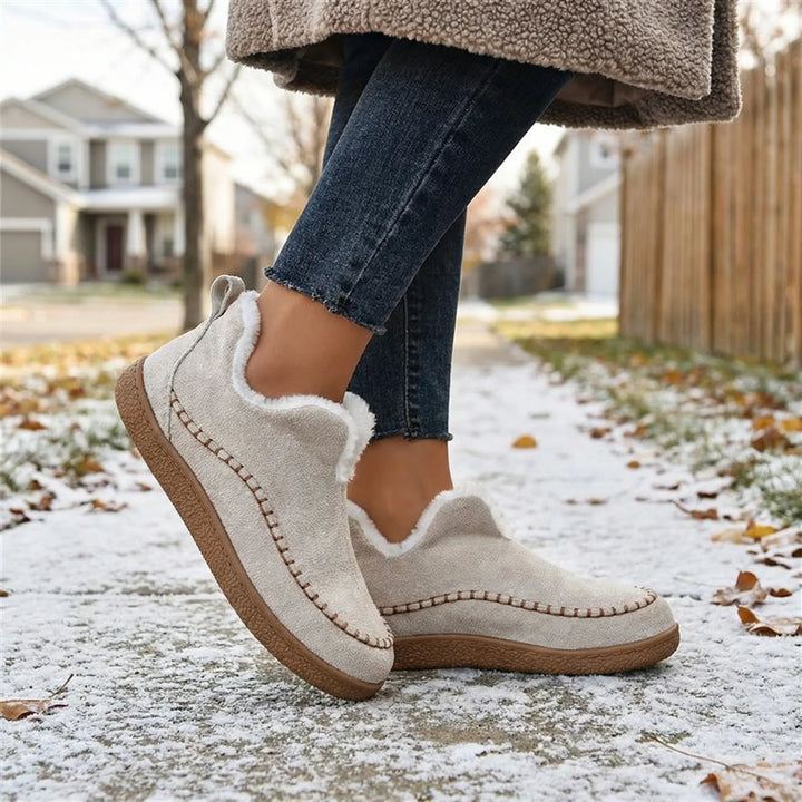 Wyntrel - Bota de invierno sin cordones hasta el tobillo