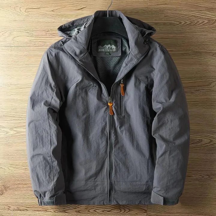 Chaqueta Exterior Impermeable y Transpirable para Hombre con Capucha