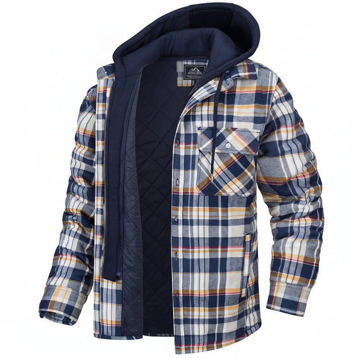 Chaqueta con Capucha de Media Temporada para Hombres