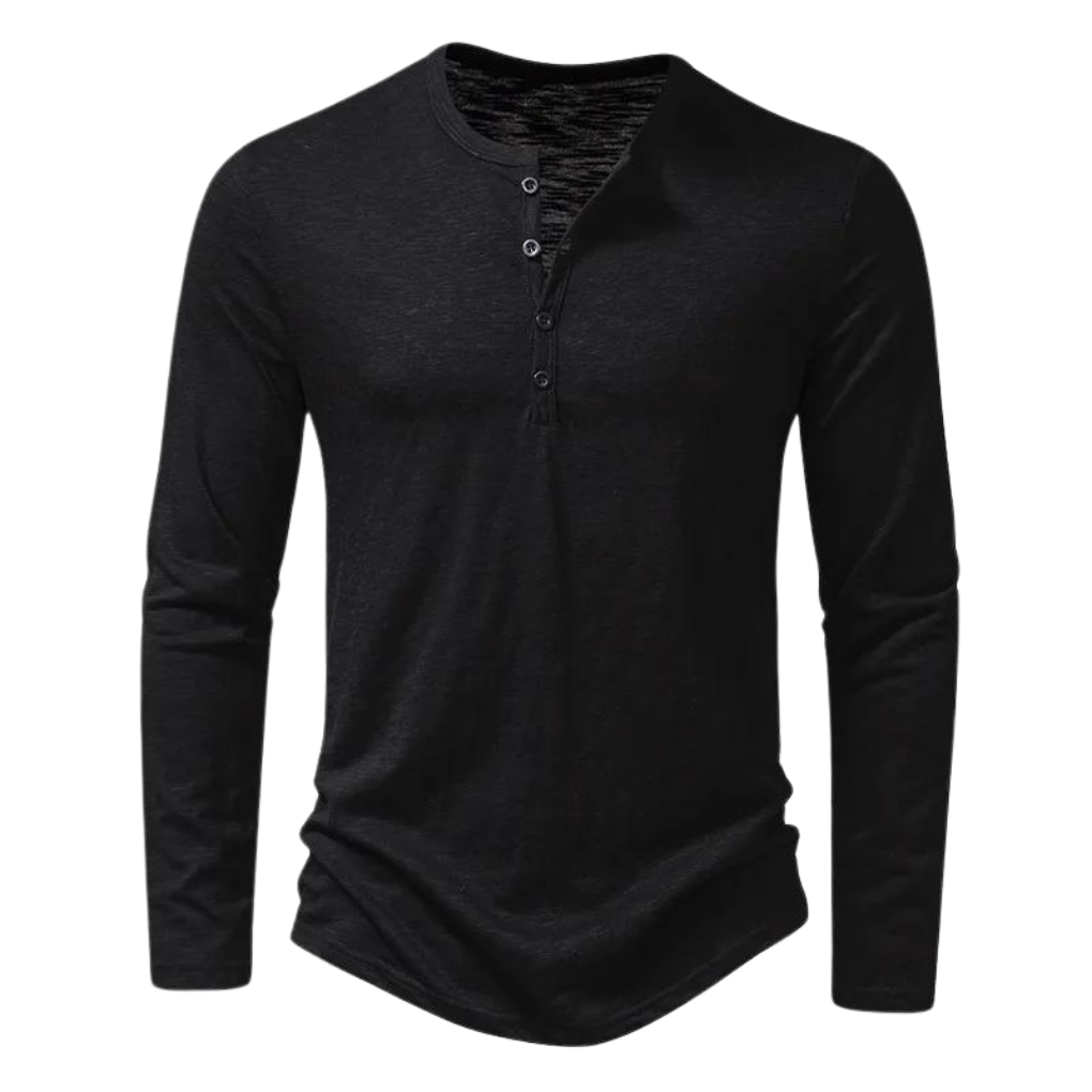 Floris - camiseta con botones de largo ancho