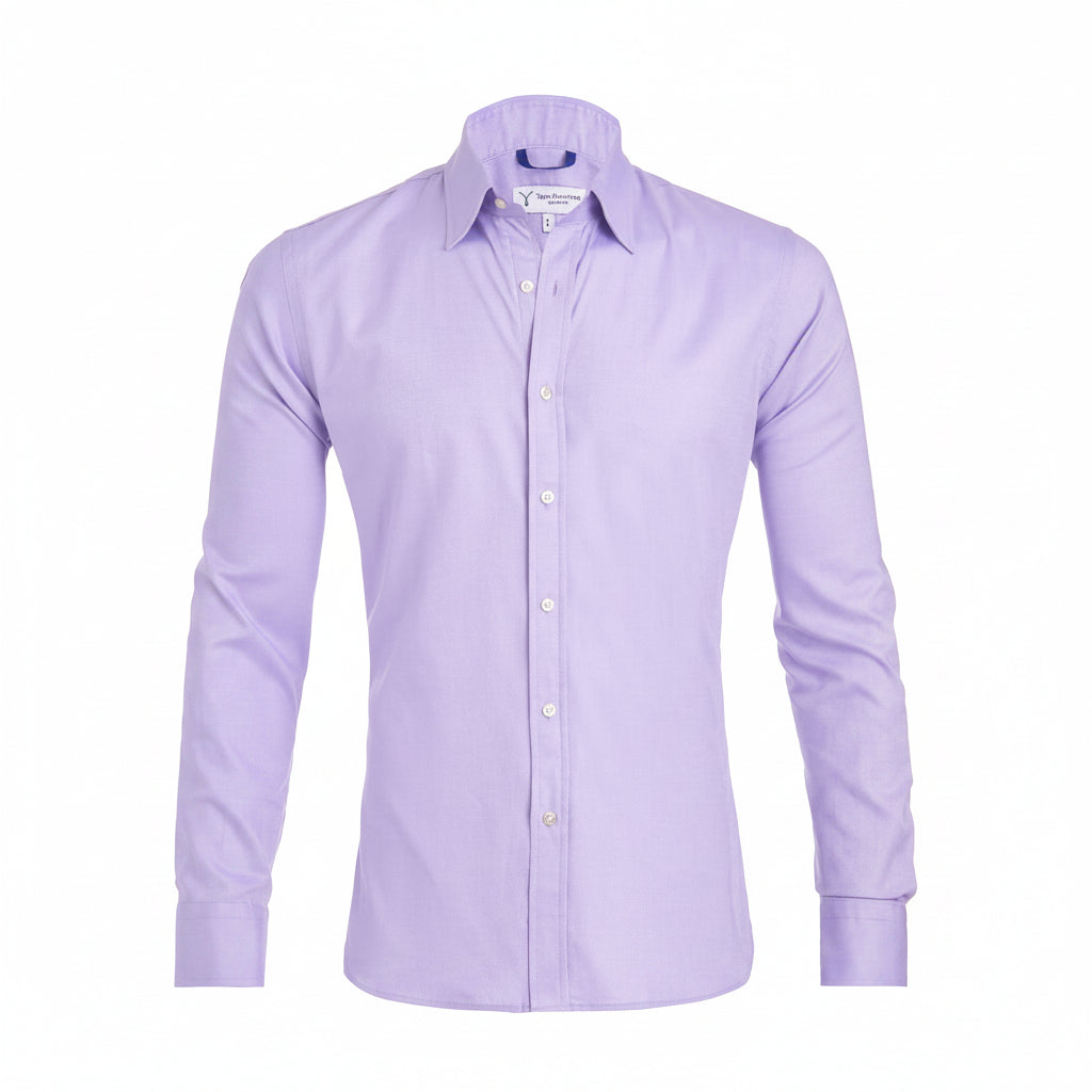 Camisas de Manga Larga Ajuste Slim para Hombres