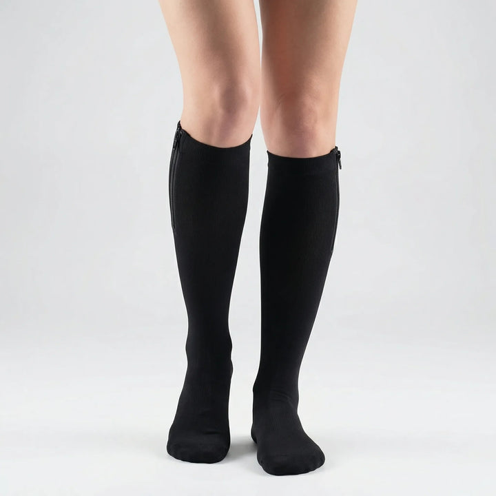 Zipplex - Medias hasta la rodilla de compresión gradual