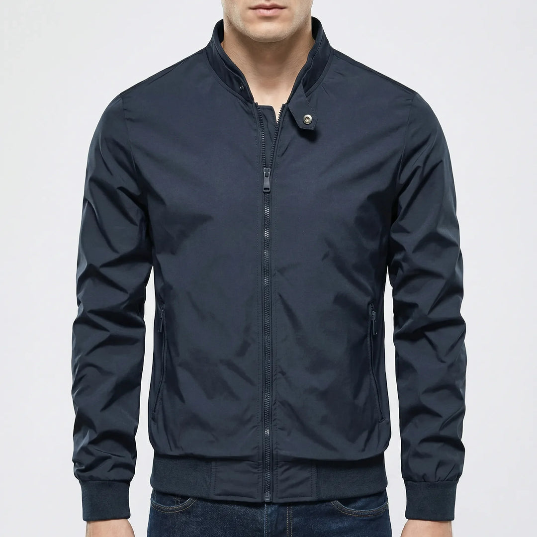 Zorvex - Chaqueta deportiva estilo bomber con cremallera