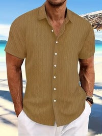 Camisa de manga corta de verano para hombre