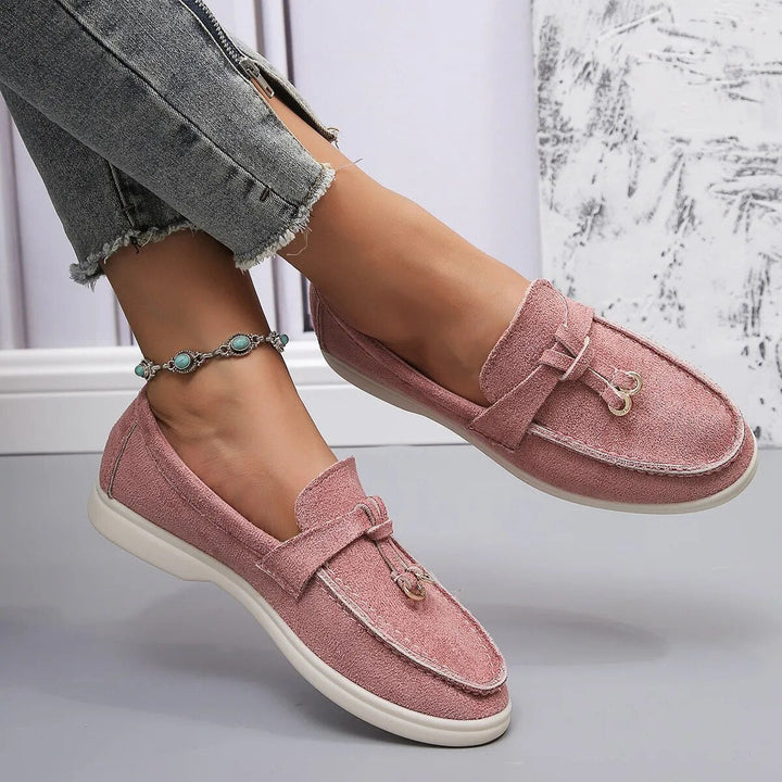 Mocasines cómodos sin cordones para mujer