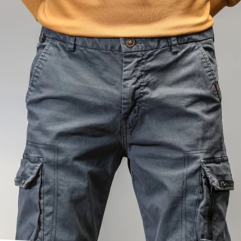 Pantalones de chándal tipo cargo elegantes para hombre