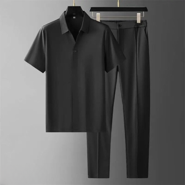 Grayson: conjunto de dos piezas (polo y pantalones) para hombre