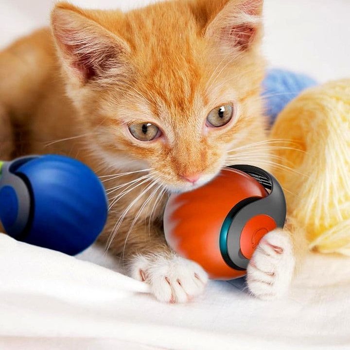 Juguete Interactivo para Gatos – Esfera Rodante Autónoma