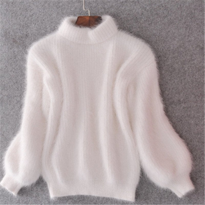 Suéter de Cuello Alto de Mohair