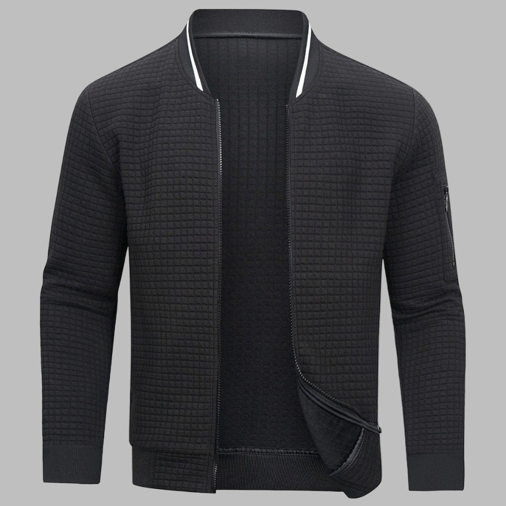 Sudadera con cremallera cómoda y cálida para hombres