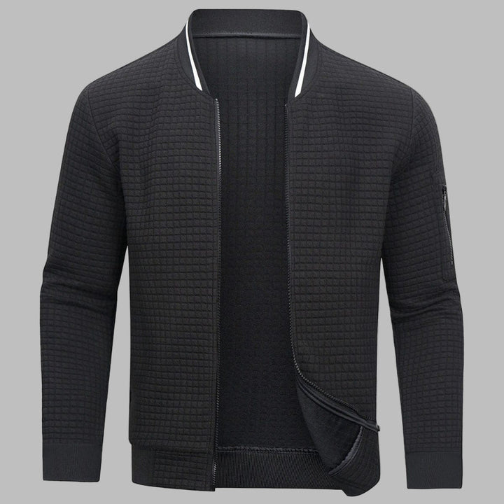 Sudadera con cremallera cómoda y cálida para hombres