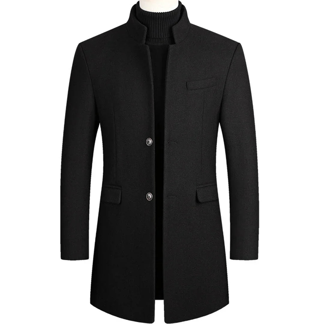 Alexander: abrigo largo de gala para hombre con elegancia atemporal