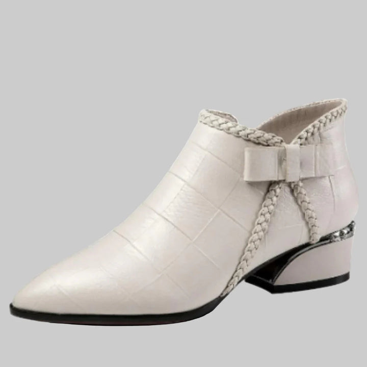Botas de tacón bajo para mujeres