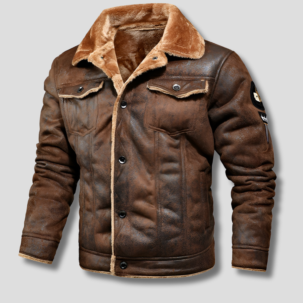 Estilo Calidez - Chaqueta Bomber de Invierno para Hombres