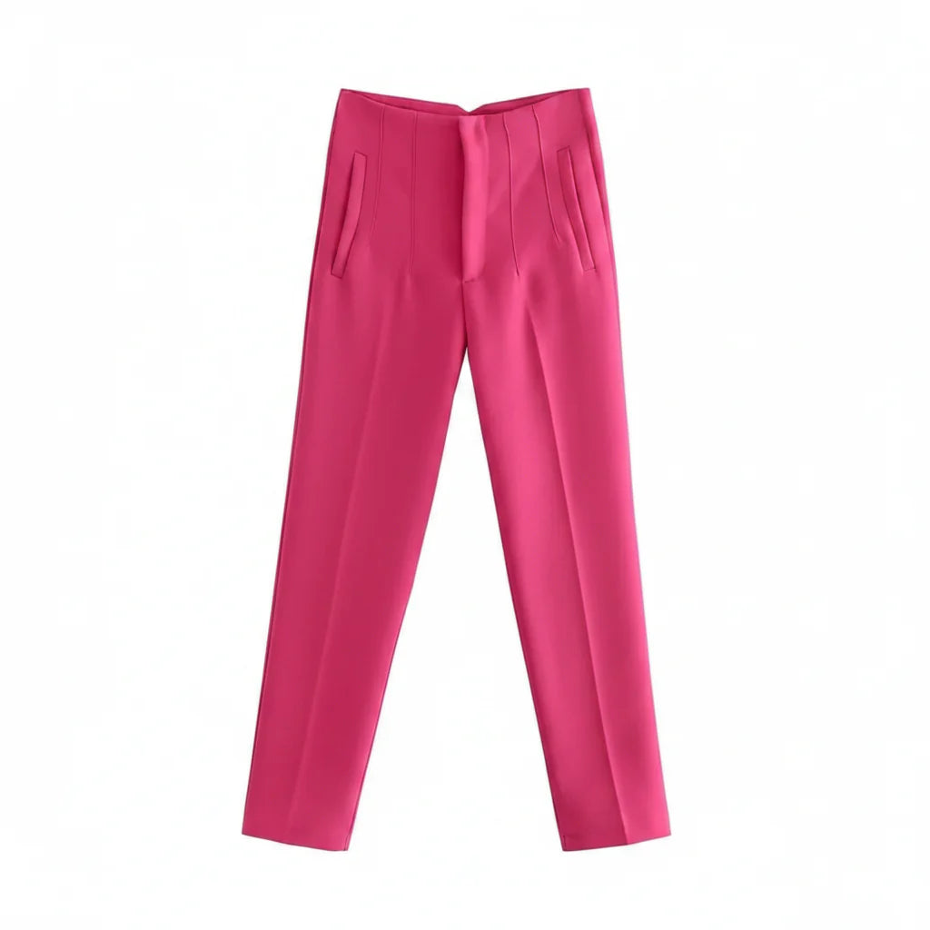 Pantalones de vestir sin arrugas para mujer, imagen 2