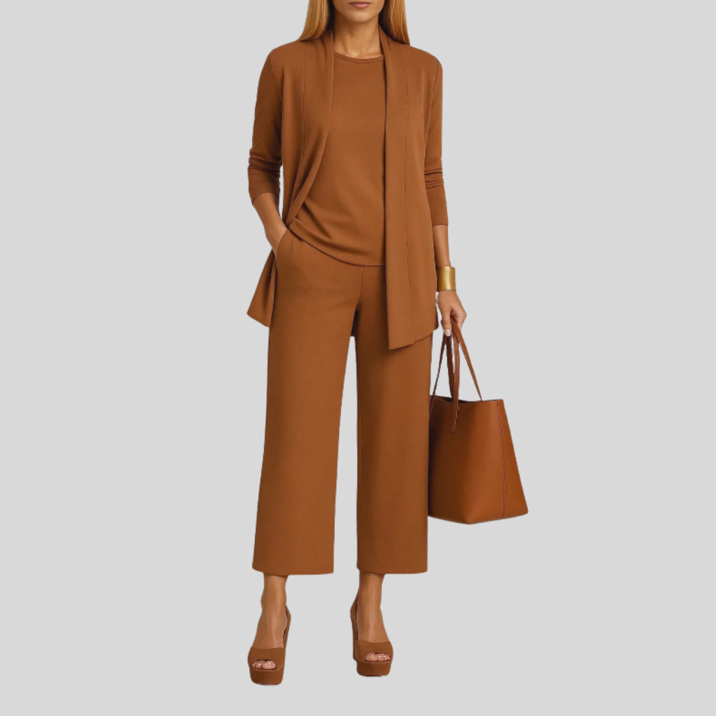 Traje Elegante y Refinado de 3 Piezas