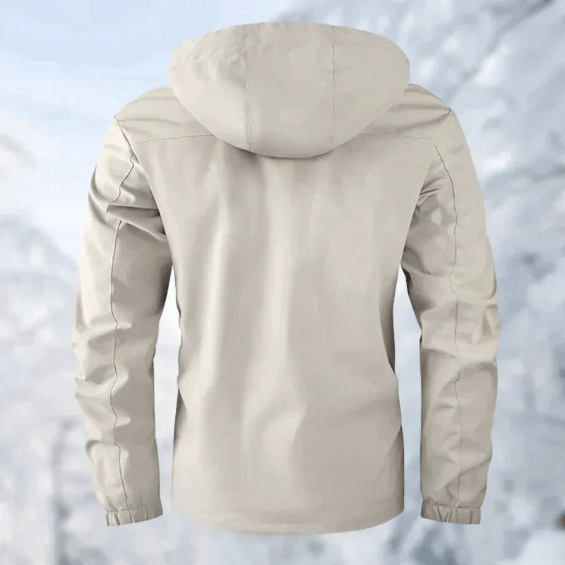 Cael – Chaqueta con capucha impermeable y cortavientos para hombre