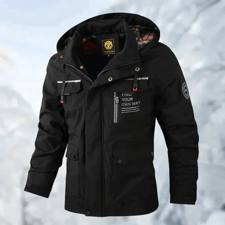 Cael – Chaqueta con capucha impermeable y cortavientos para hombre