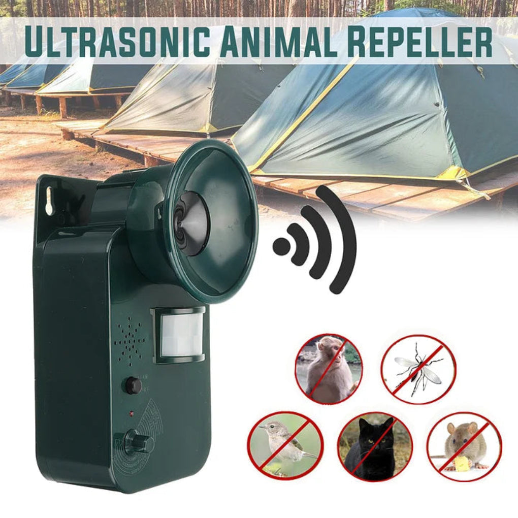 Repelente Ultrasonico de Animales 5000 Pies Cuadrados