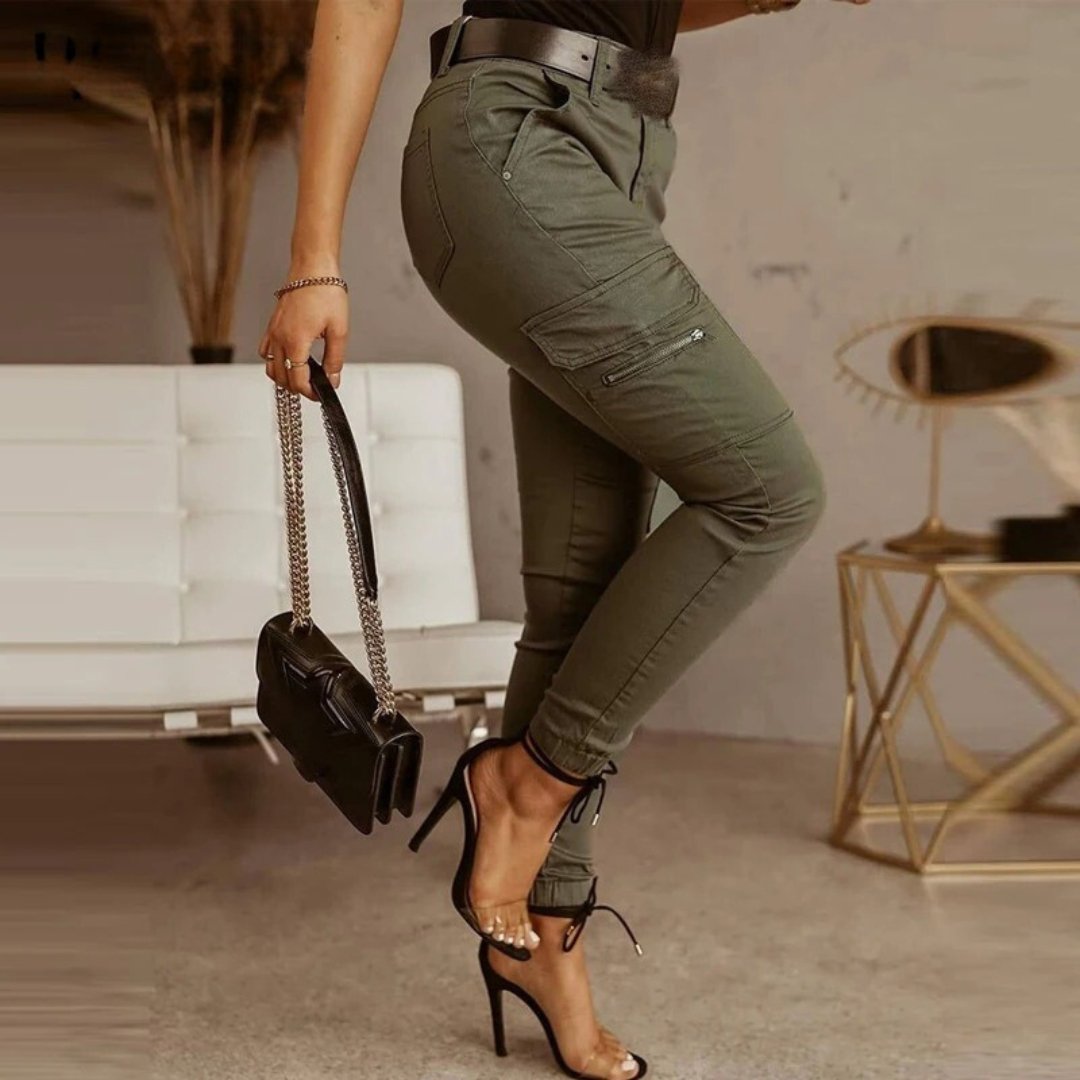 Pantalones de chándal de estilo cargo para mujer