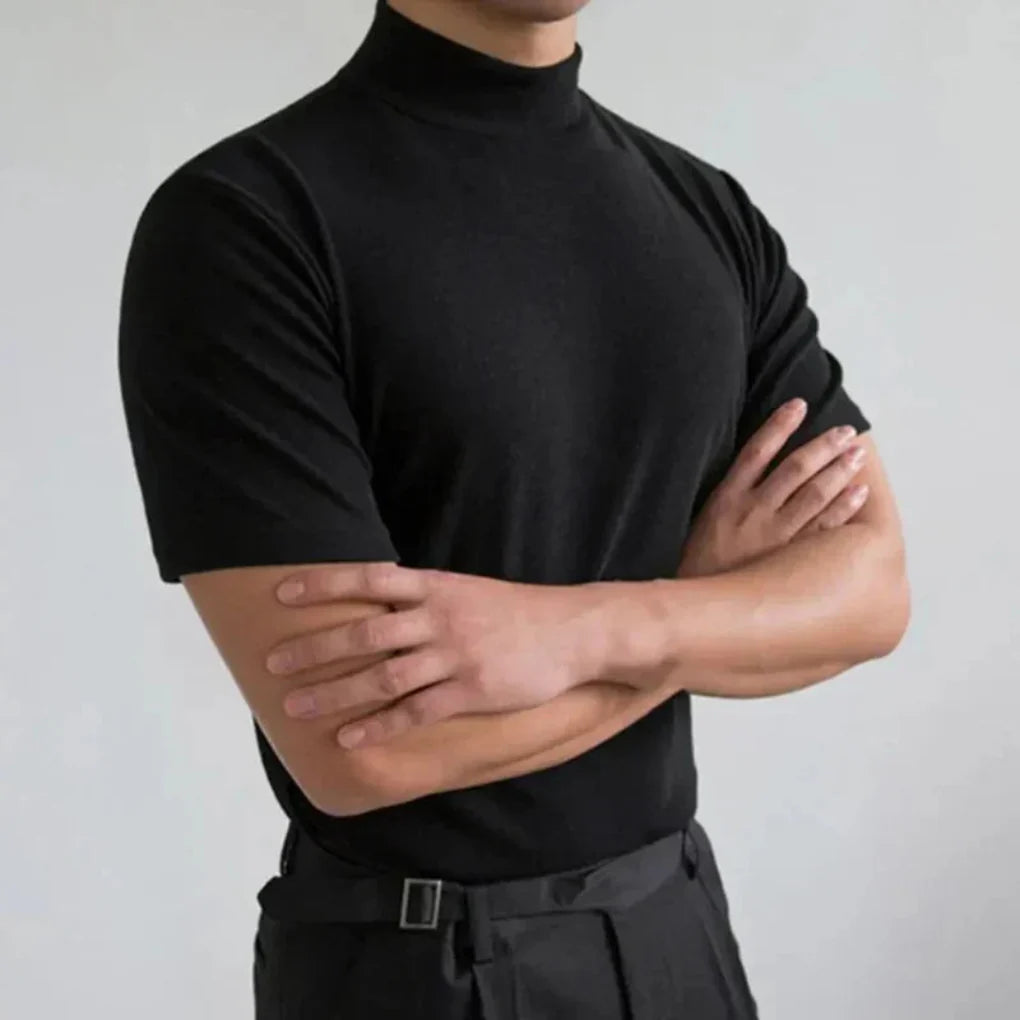 Camiseta de Cuello Alto para Hombres
